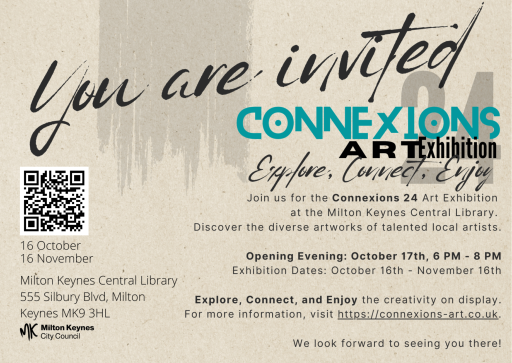 You are invited-Connexions 24 - Milton Keynes Central Library- 17th Okt