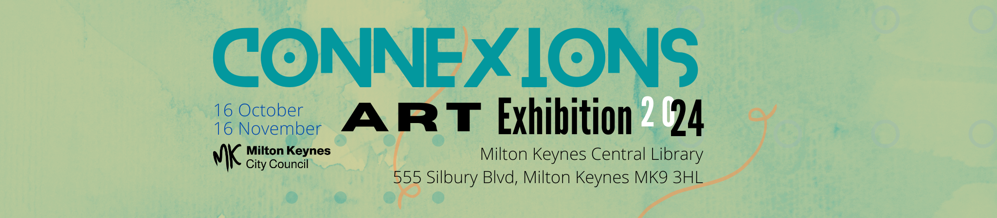 Connexions Art Exhibition 2024, 16 October to 16 November, Milton Keynes Central Library